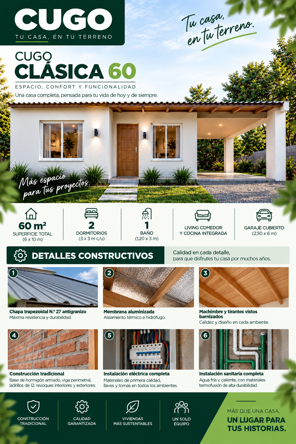 CASAS CUGO 60 M2